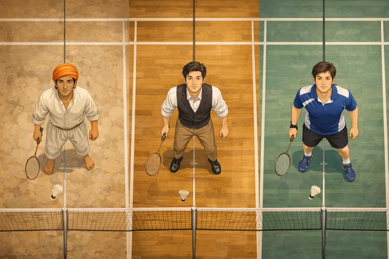 バドミントンの歴史年表イメージ図｜時代ごとの変化を俯瞰