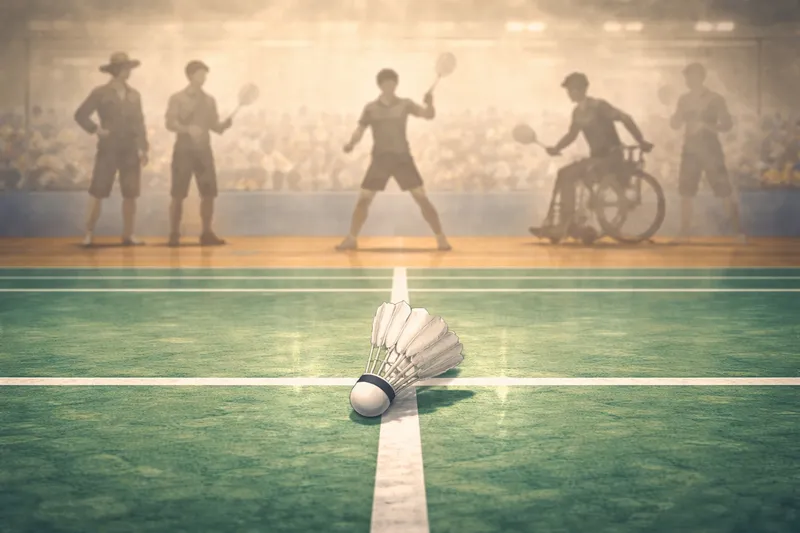 バドミントンの歴史の象徴イメージ｜長い発展の積み重ね