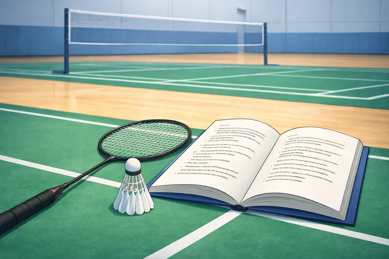 バドミントンのレット公式ルール｜第14条の要点まとめイメージ